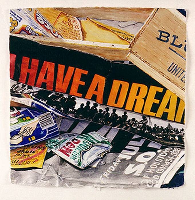 Idelle Weber, W.C. 12. 92. (I Have A Dream)
1992, Watercolor on Paper