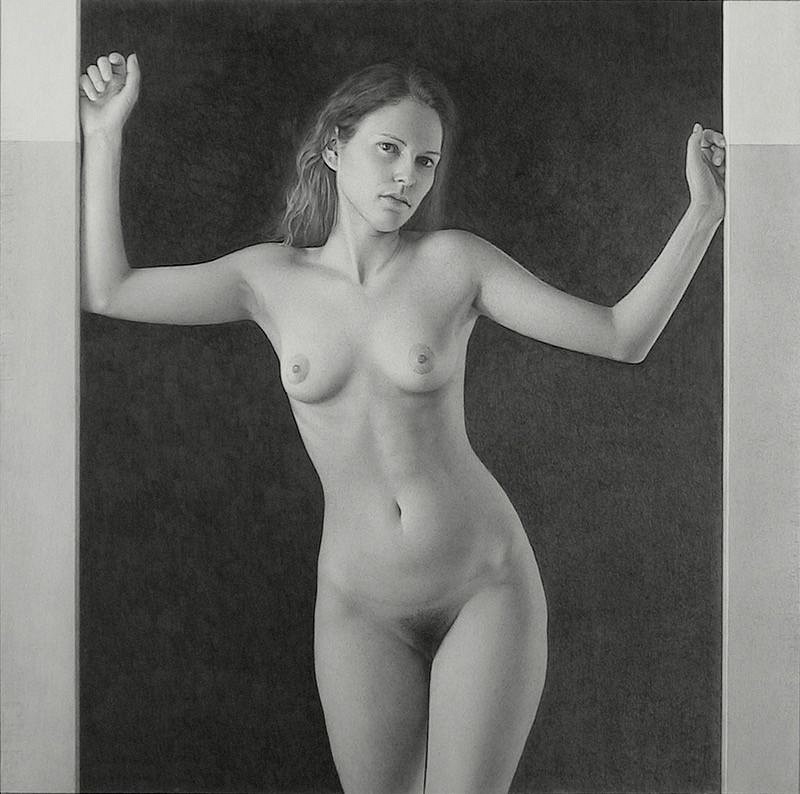 Richard Thomas Davis, Nude #2
1999, Graphite on Paper  (Fabriano Paper)