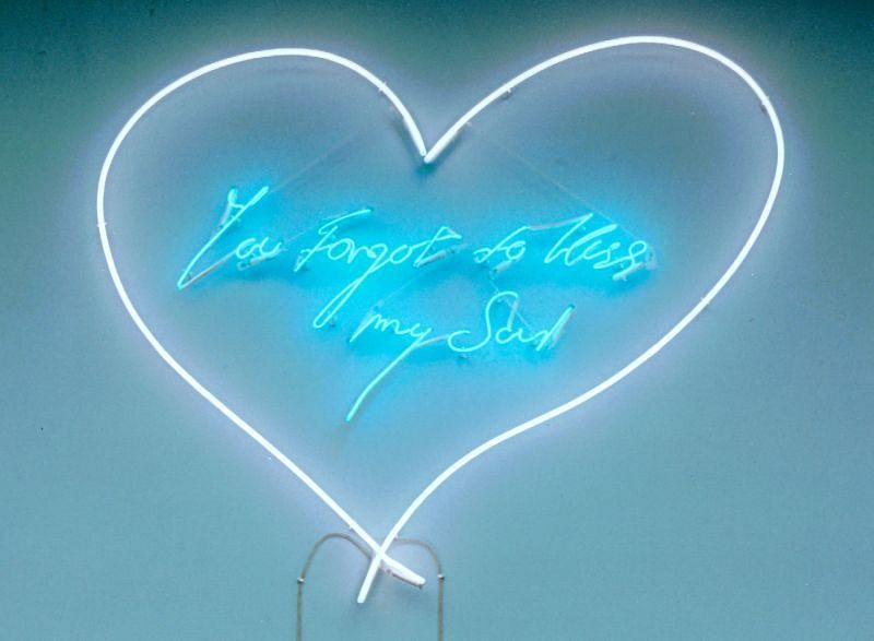 Tracey Emin, You Forgot to Kiss My Soul
2007, Pale Pink and White Neon