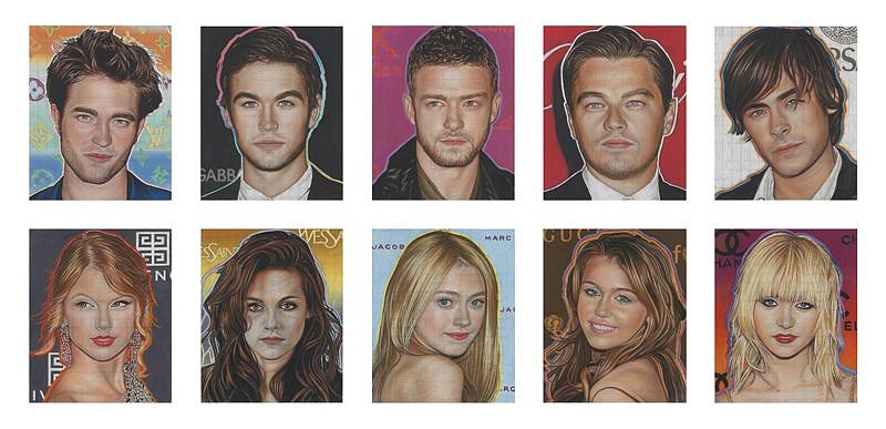 Richard Phillips, Most Wanted (Edition 7/10 - 10 prints)
2010, Giclee Prints on Somerset Enhanced 330gsm Paper