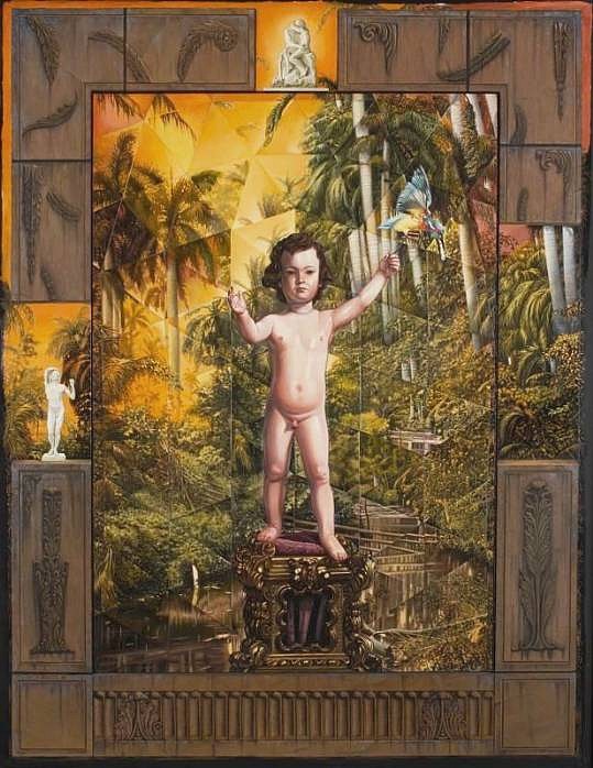 Juan Gonzalez, Memory Piece
1990, Oil on Wood and Silk Mounted on Honeycomb Panel