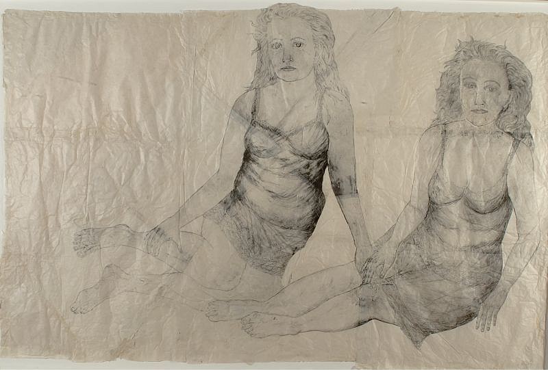 Kiki Smith, Now
2005, Collage, Ink on Nepal Paper
