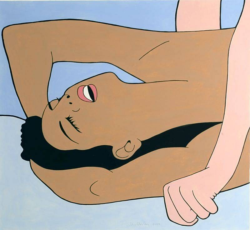 John Wesley, Untitled (Brown Woman with Mouth Open)
2004, Acrylic on Paper