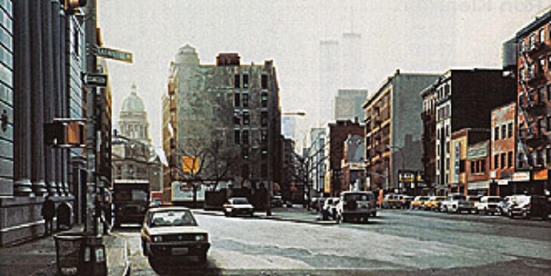 Don Jacot, Street Corner, Soho N.Y. 91
1993, Gouache on Board