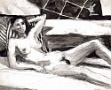 Richard Diebenkorn, Untitled (RD 850)
1965, Charcoal and Ink Wash on Paper