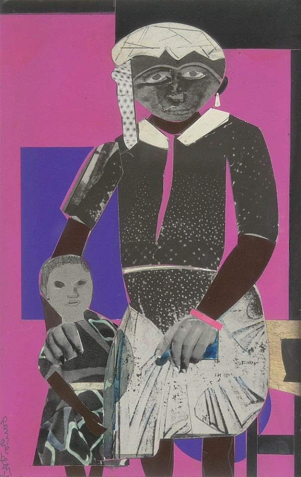 Romare Bearden, Mother and Child
1978, Collage & Mixed Media