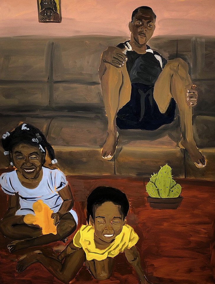 Jerrell Gibbs, Studying God's Word
2019, Oil on Canvas