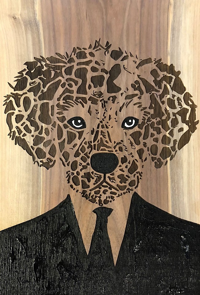 Chris Wilson, My Little Dog
2020, Acrylic on Wood