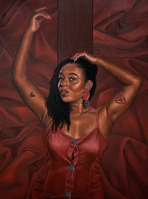 Monica Ikegwu, Sharayna
2020, Oil on Canvas