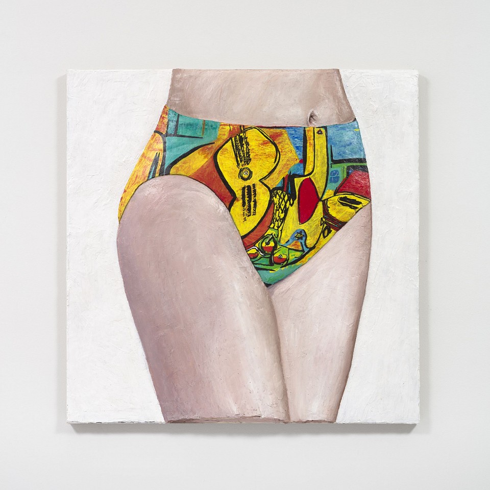 Gina Beavers, Picasso Underwear
2020, Acrylic on Linen on Panel