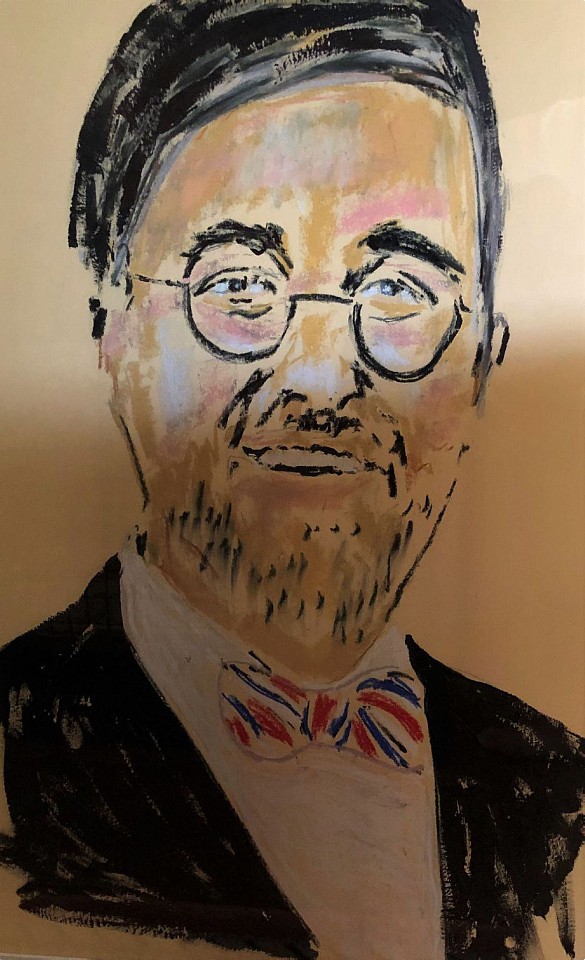 Chris Wilson, The Scholar
2020, Oil Pastel and Acrylic